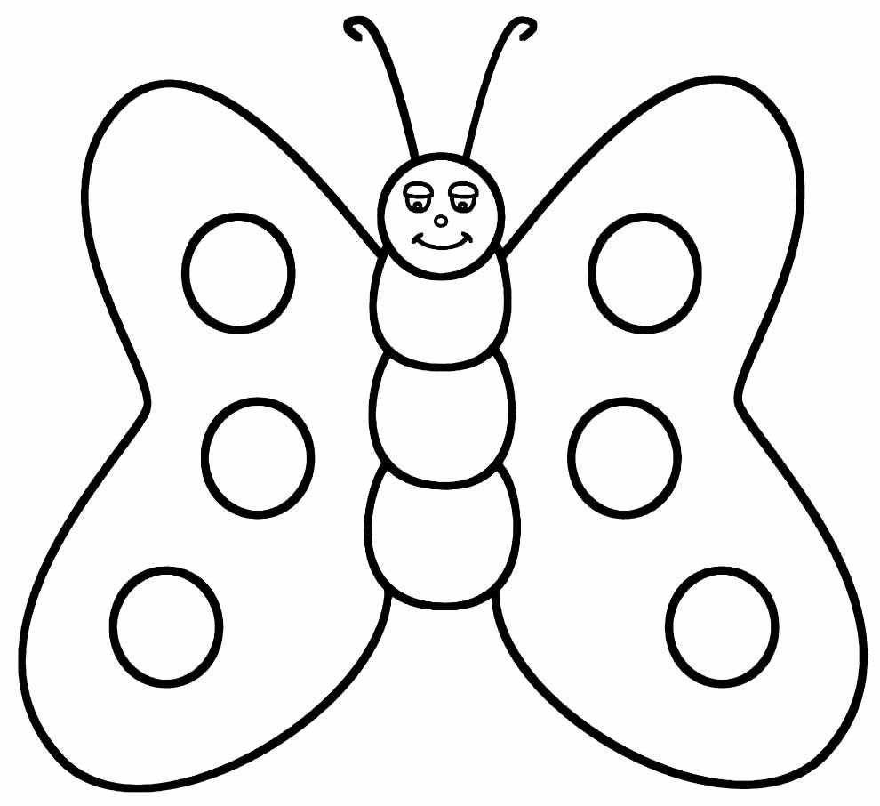 desenhos de borboletas para pintar e colorir 6