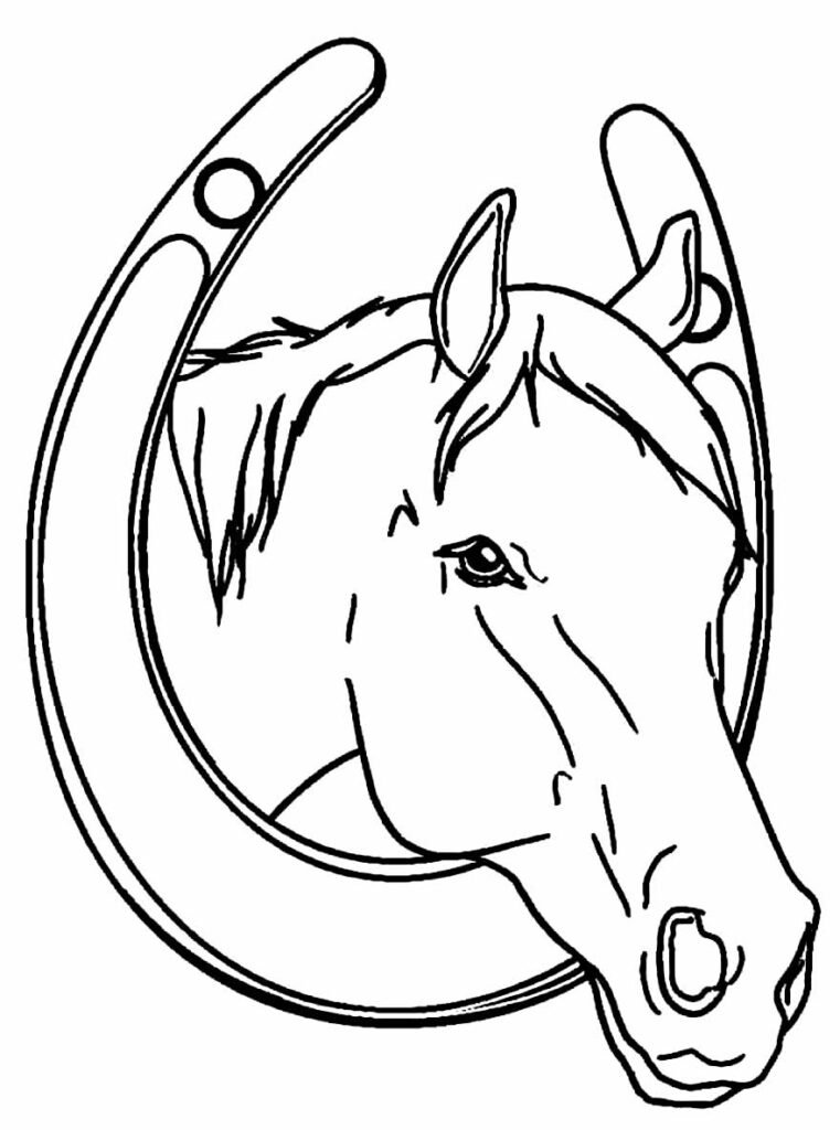 desenhos de cavalo para pintar 3