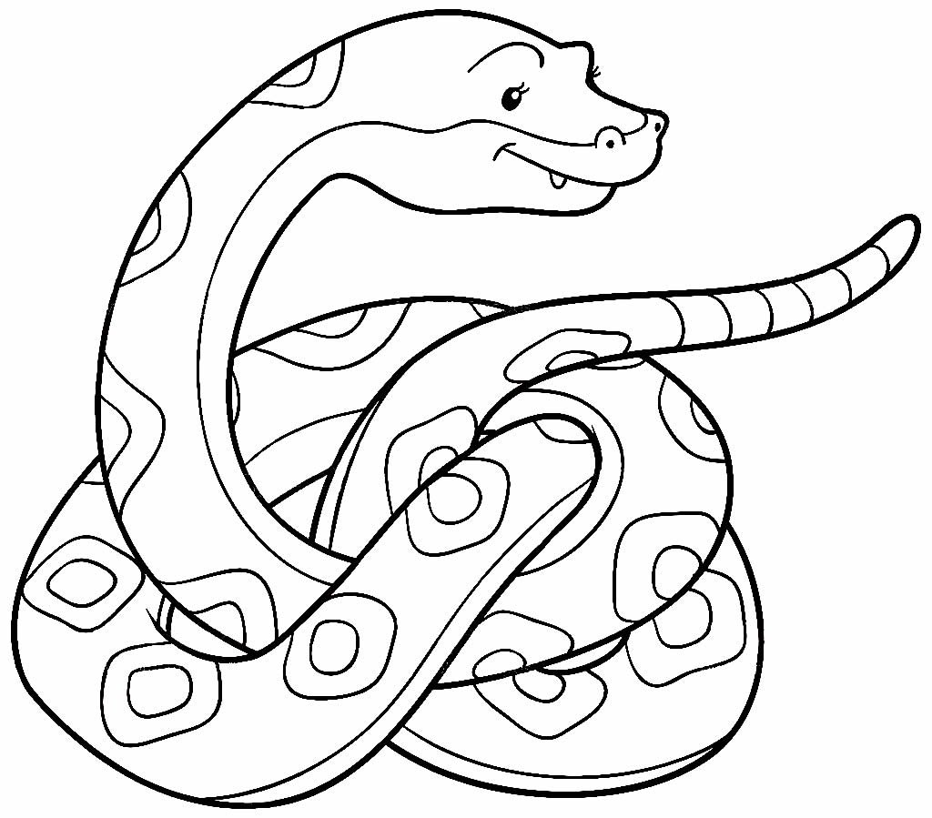 desenhos de cobra para colorir 12