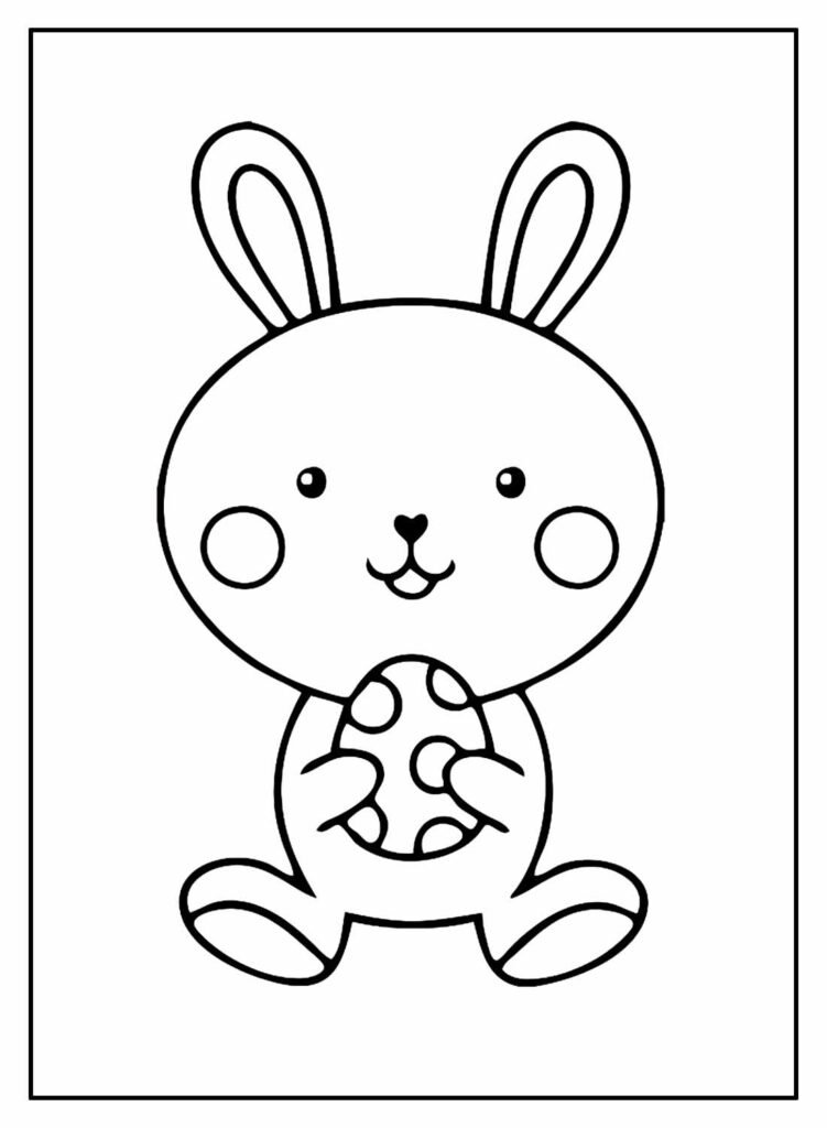 desenhos de coelhinhos de pascoa para colorir 14