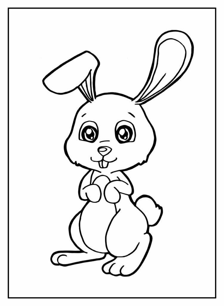desenhos de coelhinhos de pascoa para colorir 21