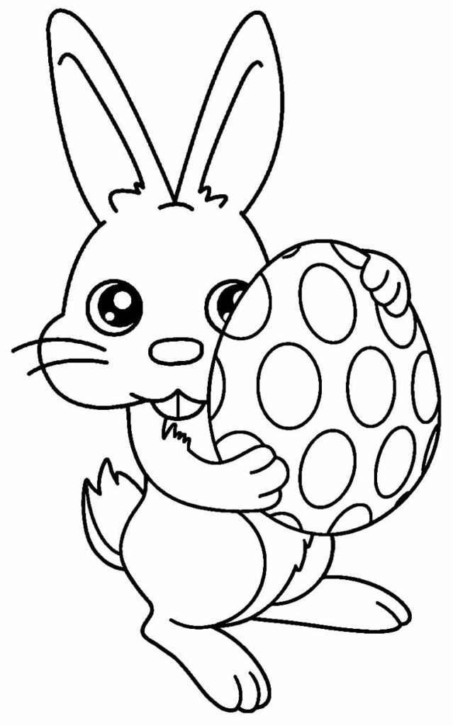 desenhos de coelhinhos de pascoa para colorir 26