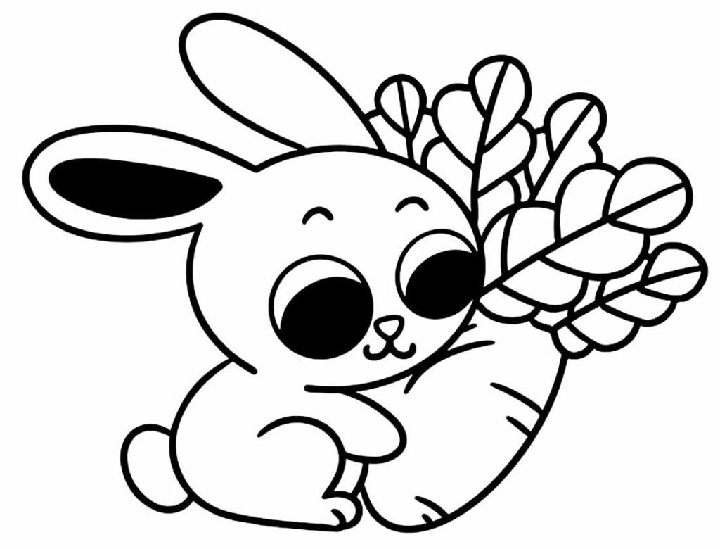 desenhos de coelhinhos de pascoa para colorir 33