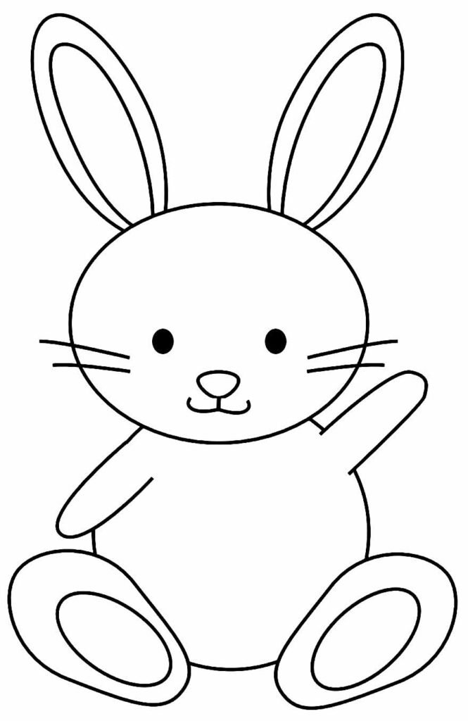 desenhos de coelhinhos de pascoa para colorir 8