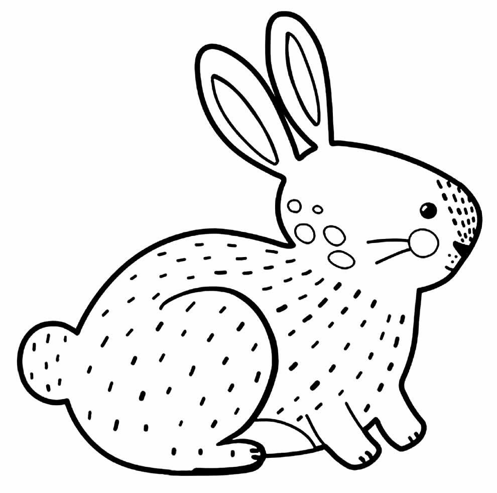 desenhos de coelhinhos para colorir 2