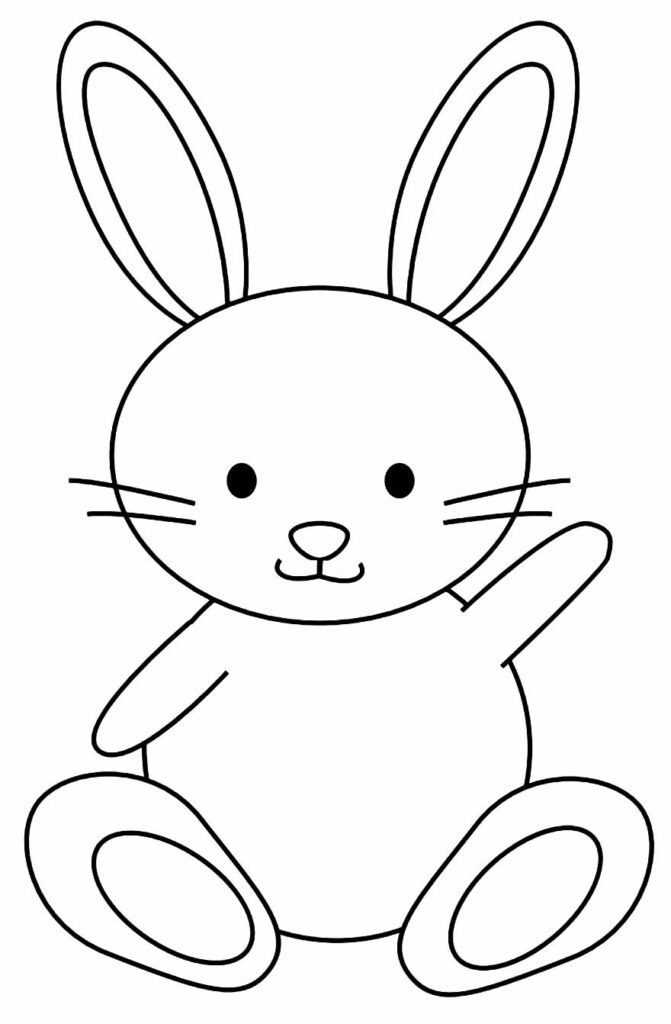 desenhos de coelhinhos para colorir 3