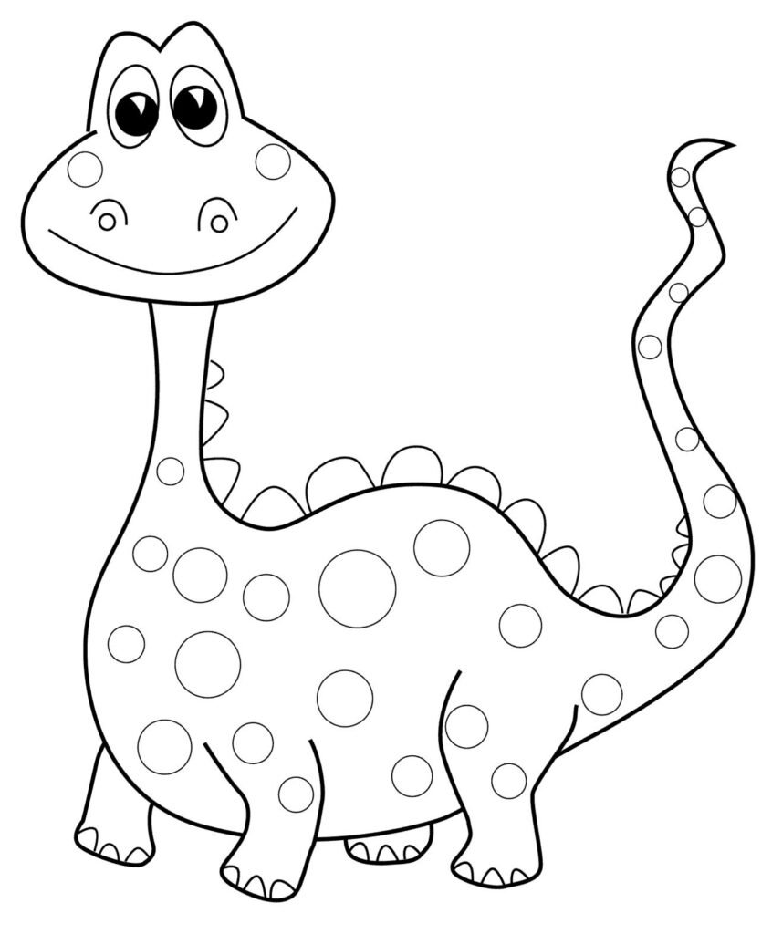 desenhos de dinossauros para colorir 2