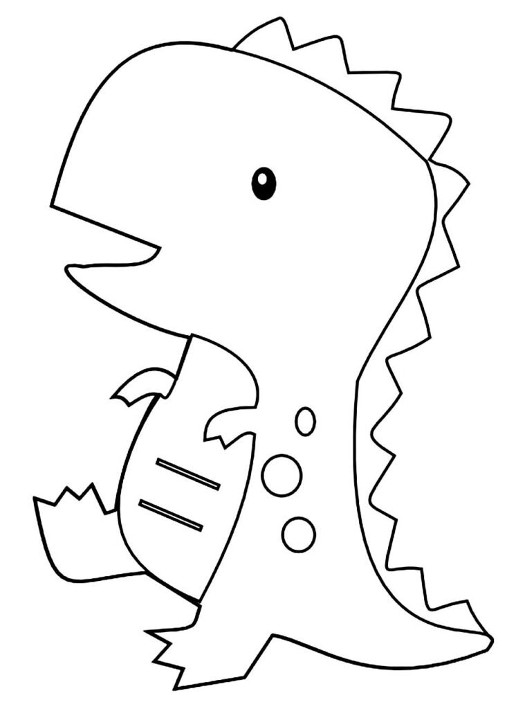 desenhos de dinossauros para colorir 5