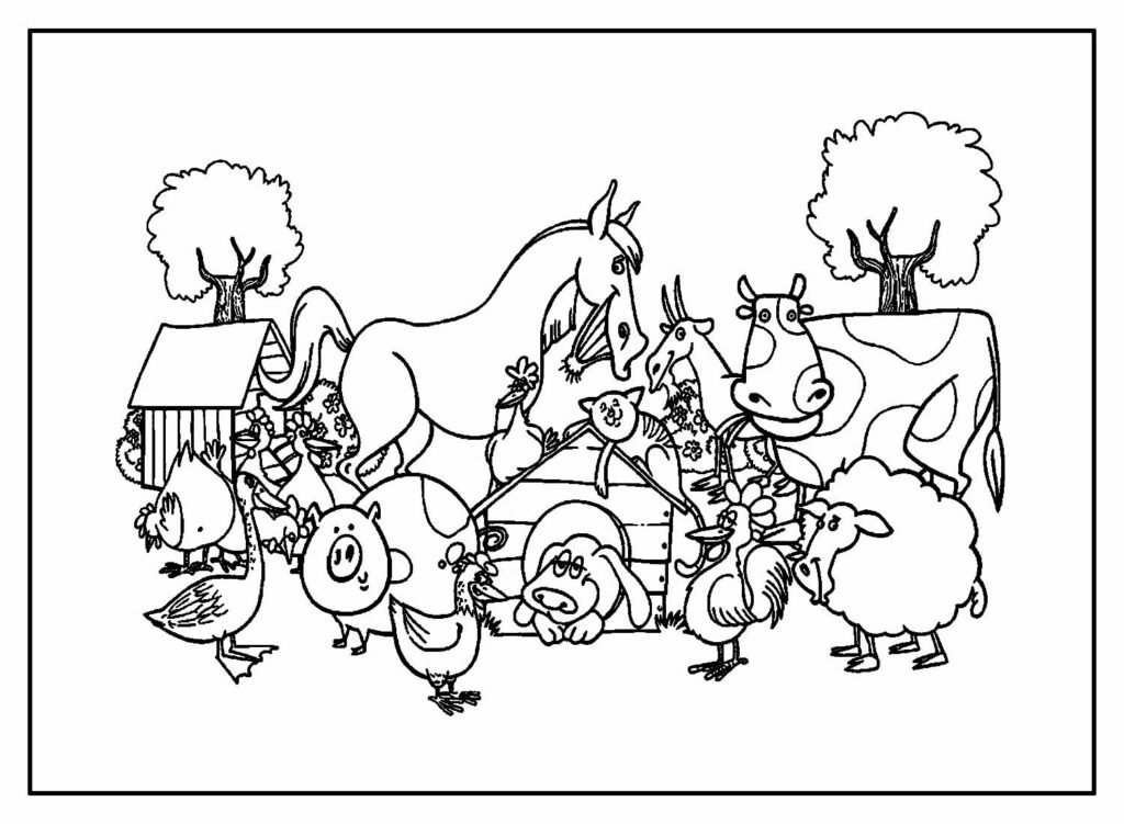 desenhos de fazendinha para colorir 10