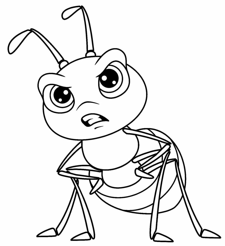 desenhos de formiga para colorir 10