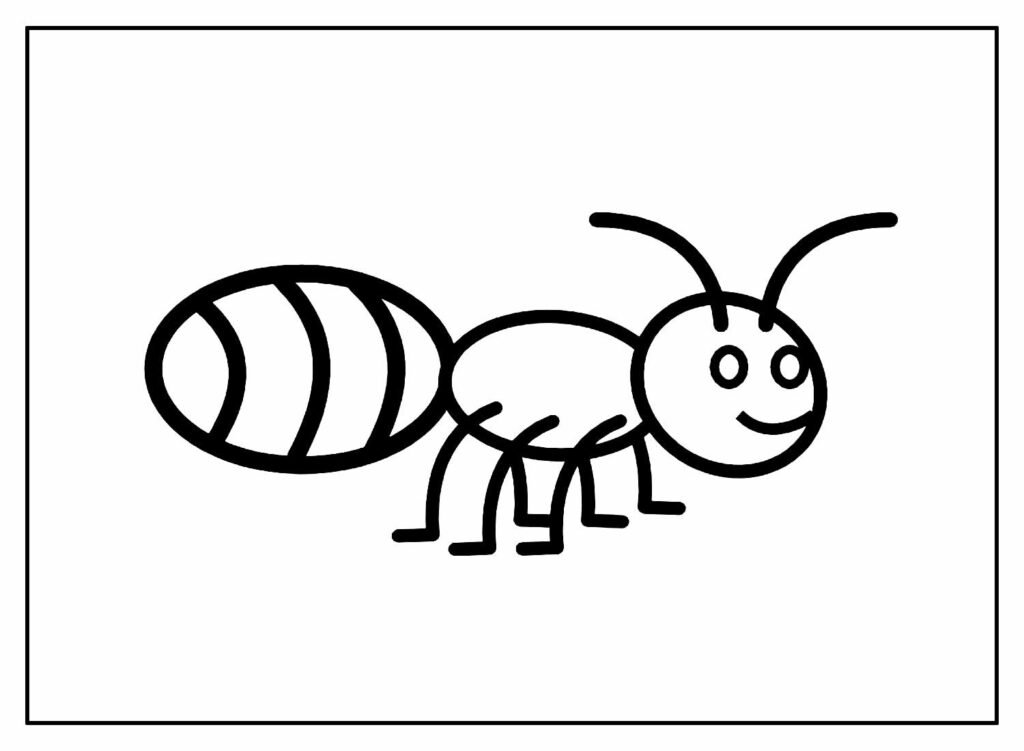 desenhos de formiga para colorir 16