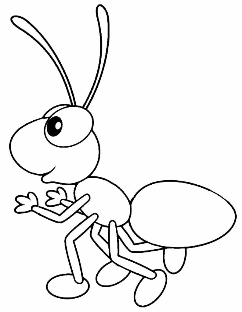 desenhos de formiga para colorir 2
