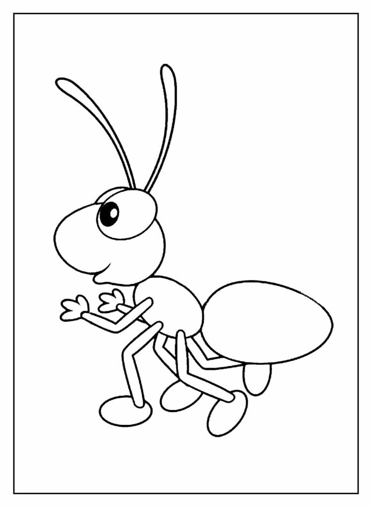 desenhos de formiga para colorir 3