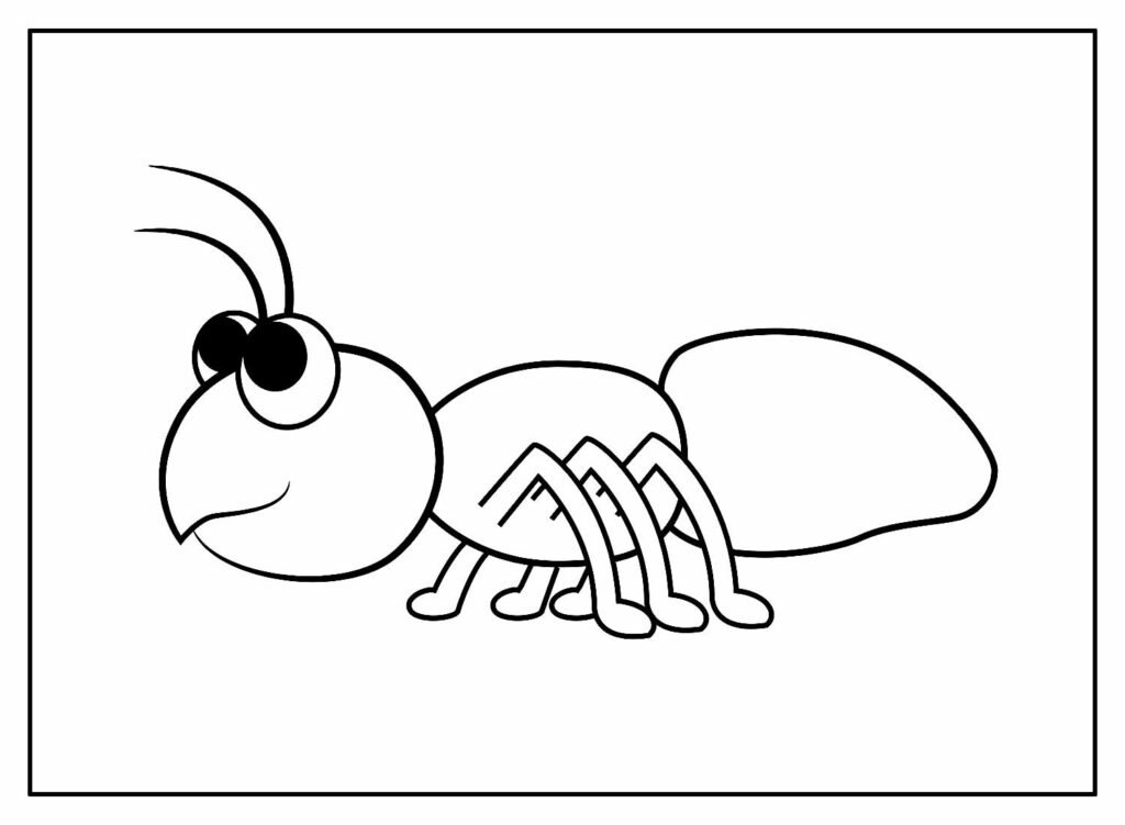 desenhos de formiga para colorir 4