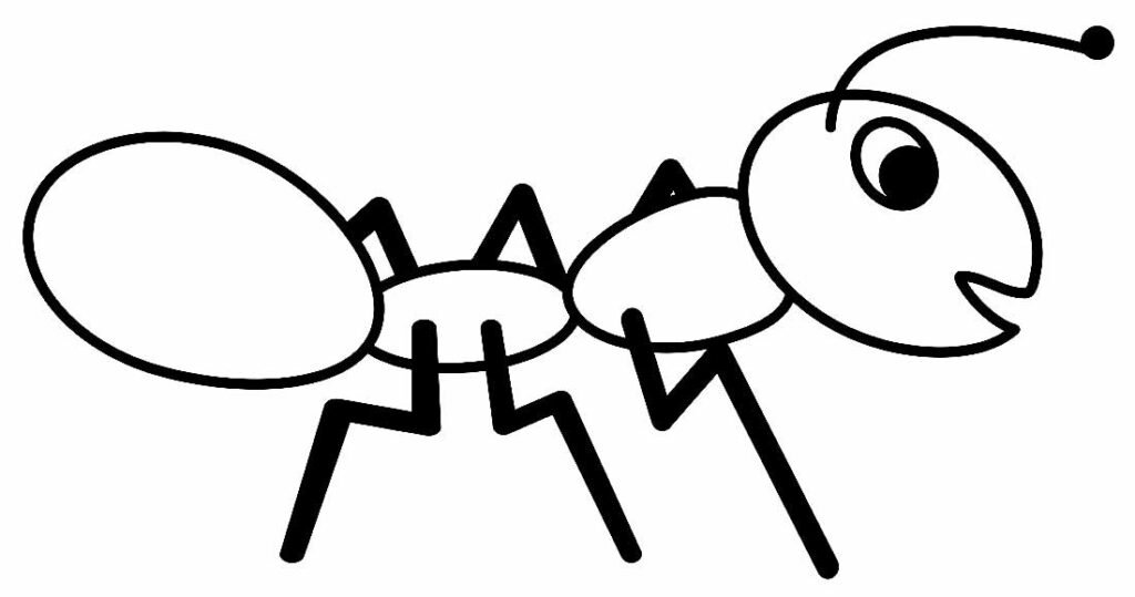 desenhos de formiga para colorir 8