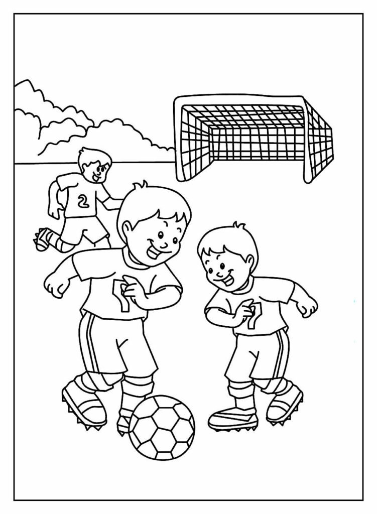 desenhos de futebol para colorir 13