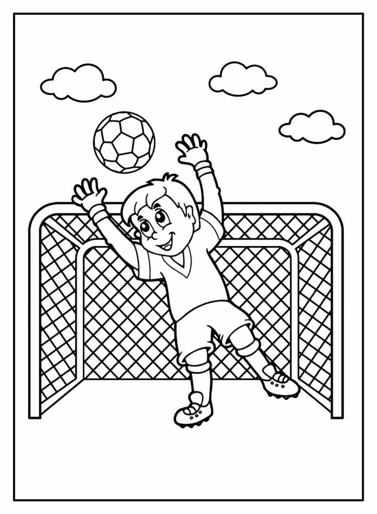 desenhos de futebol para colorir 4