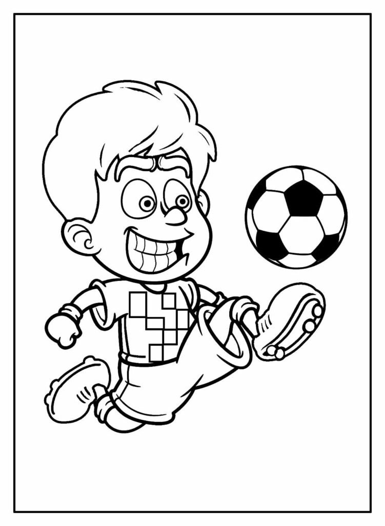 desenhos de futebol para colorir 5