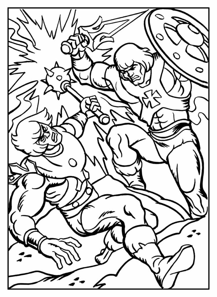 desenhos de he man para colorir 17