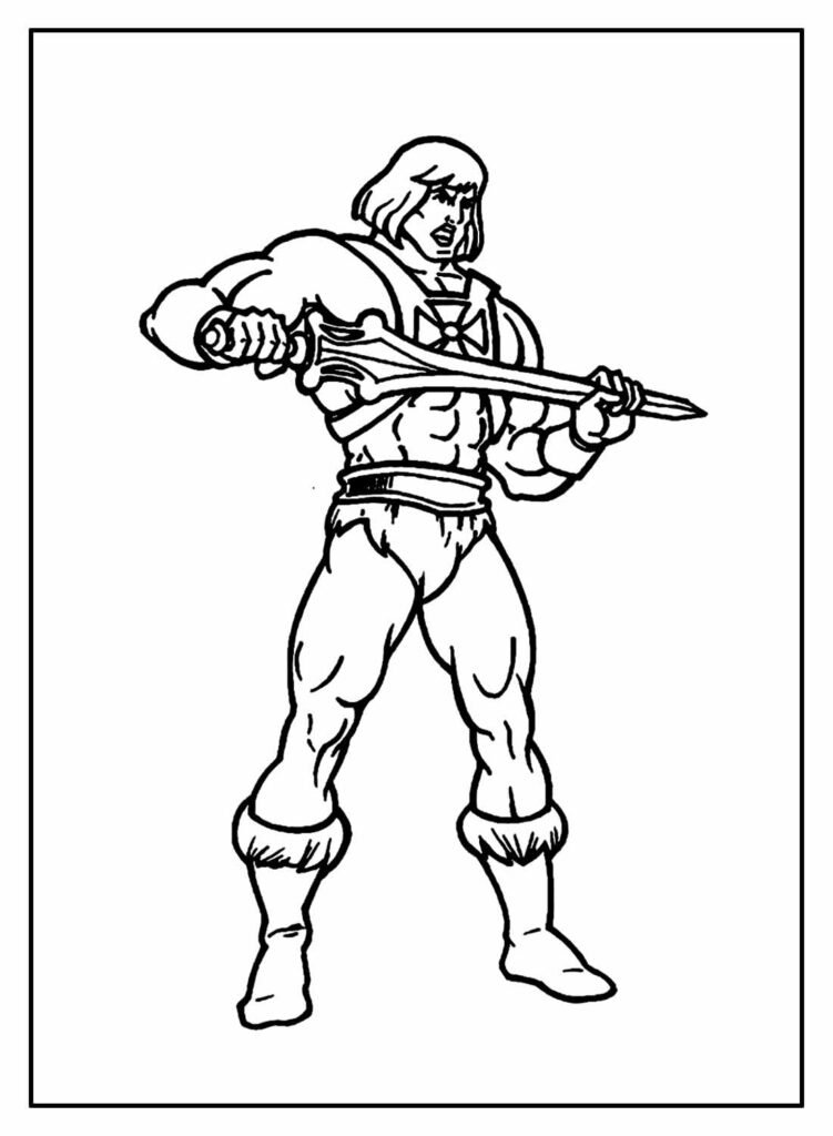 desenhos de he man para colorir 20