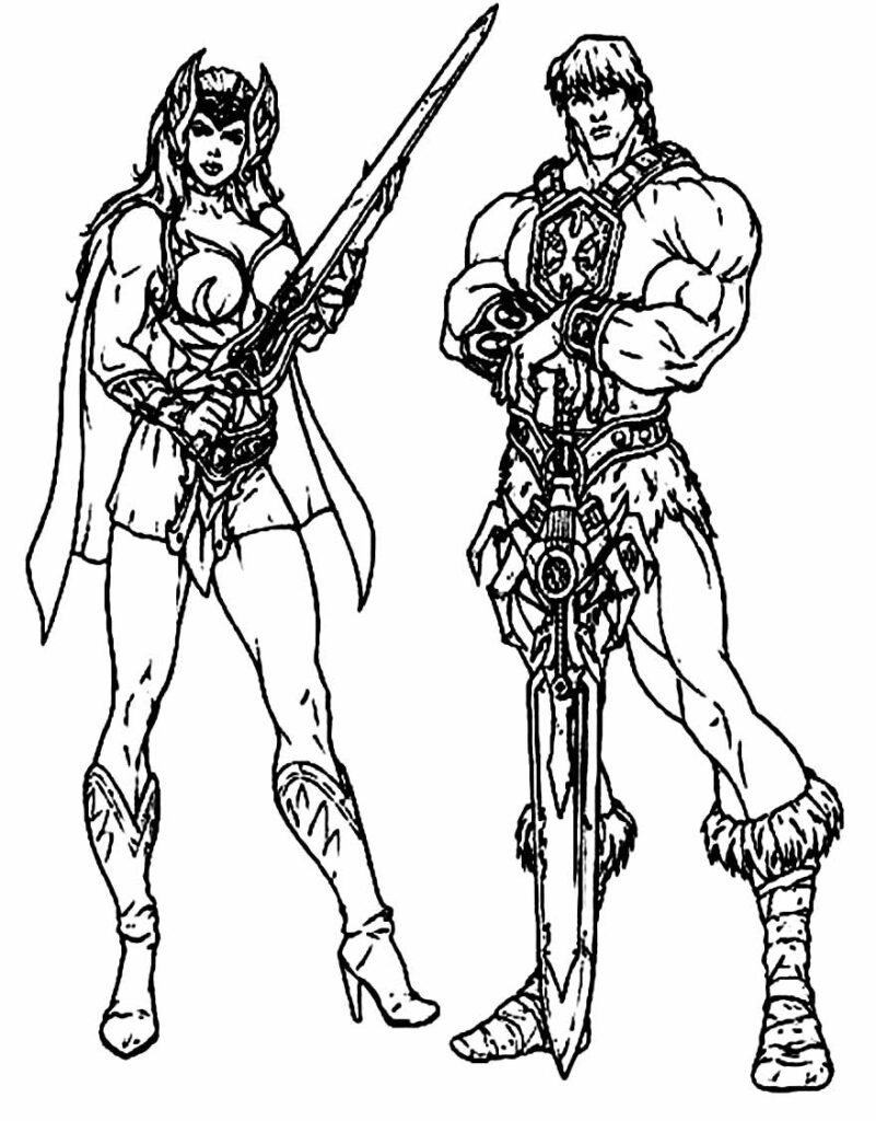 desenhos de he man para colorir 23