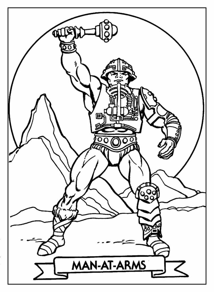 desenhos de he man para colorir 26