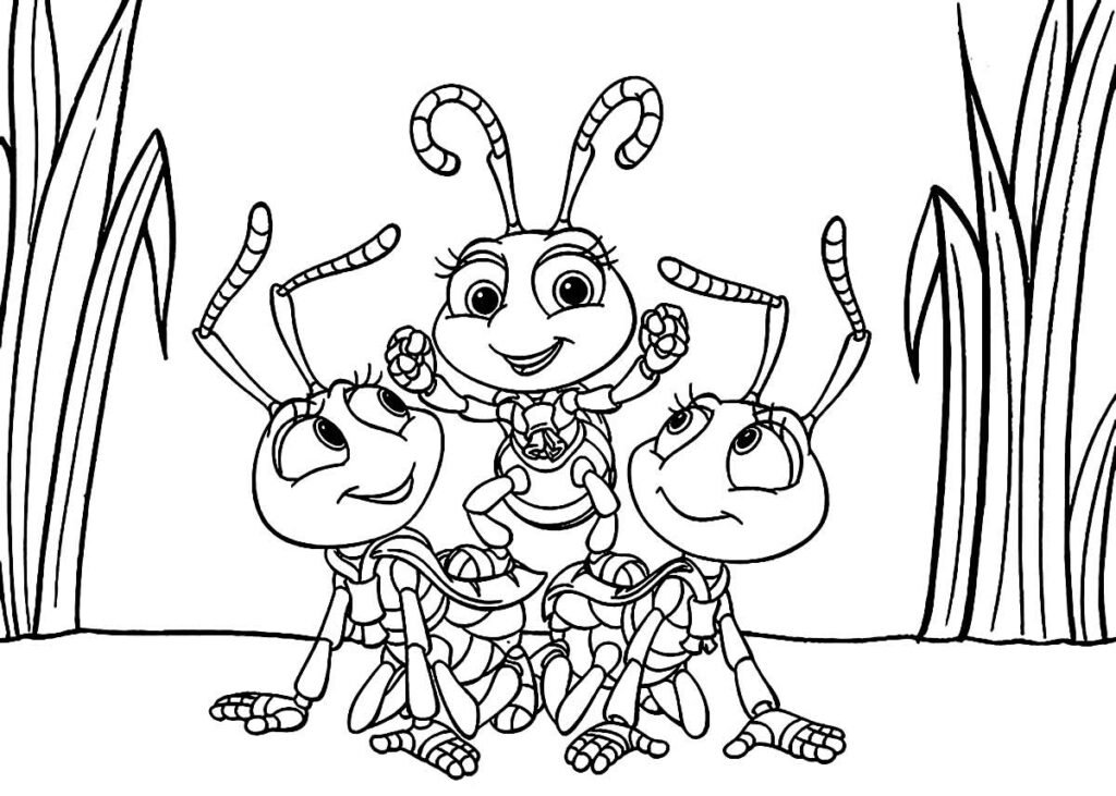desenhos de insetos para colorir 1600