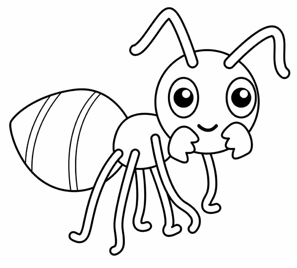 desenhos de insetos para colorir 4