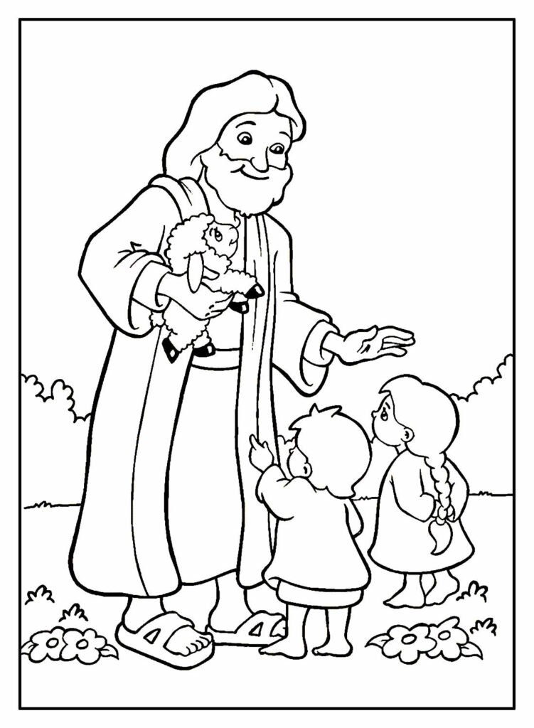 desenhos de jesus cristo para colorir 18