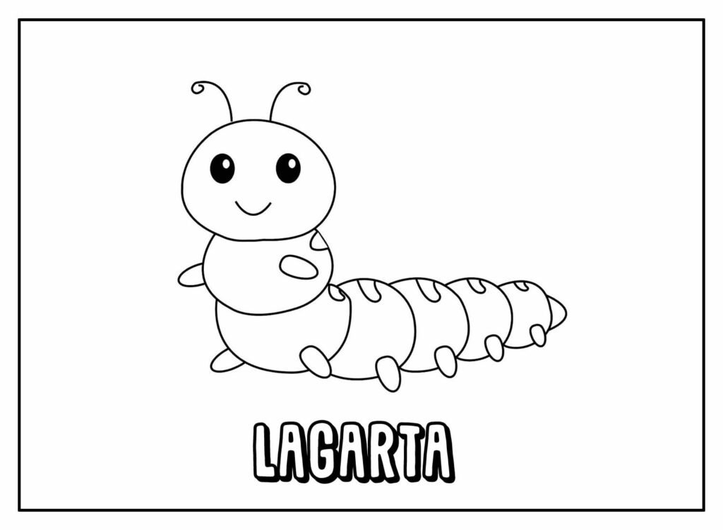 desenhos de lagarta para colorir 30