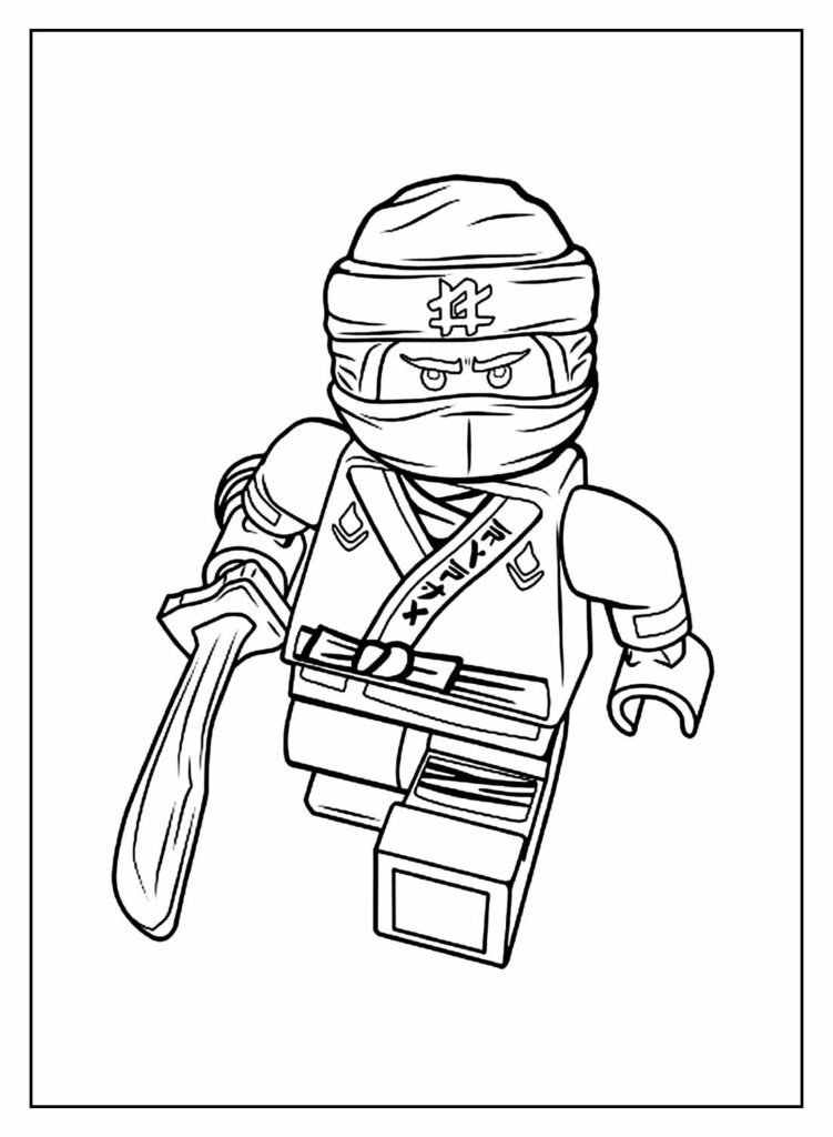 desenhos de lego ninjago para colorir 11