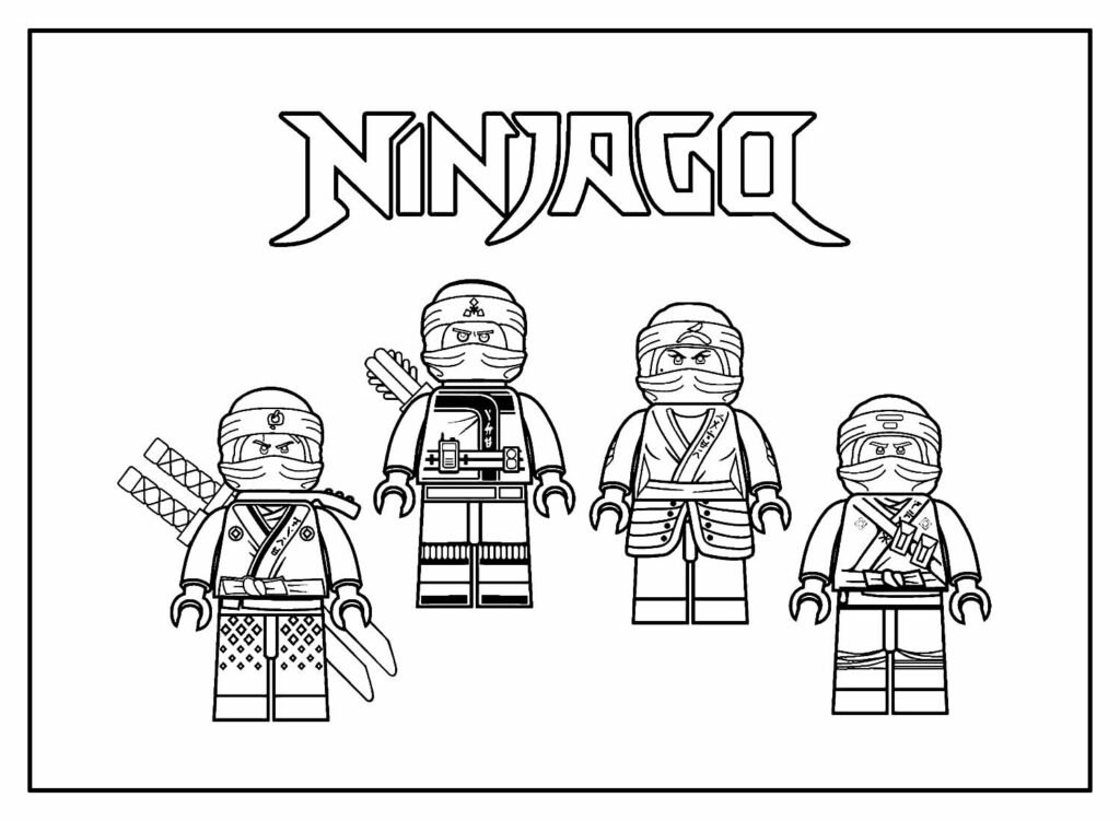 desenhos de lego ninjago para colorir 3