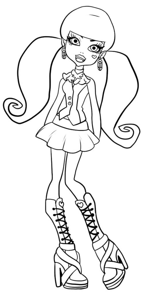 desenhos de monster high 6