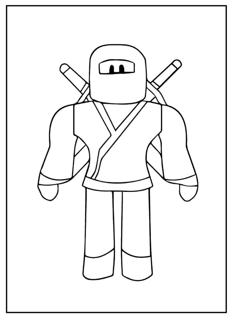 desenhos de ninja para colorir 5