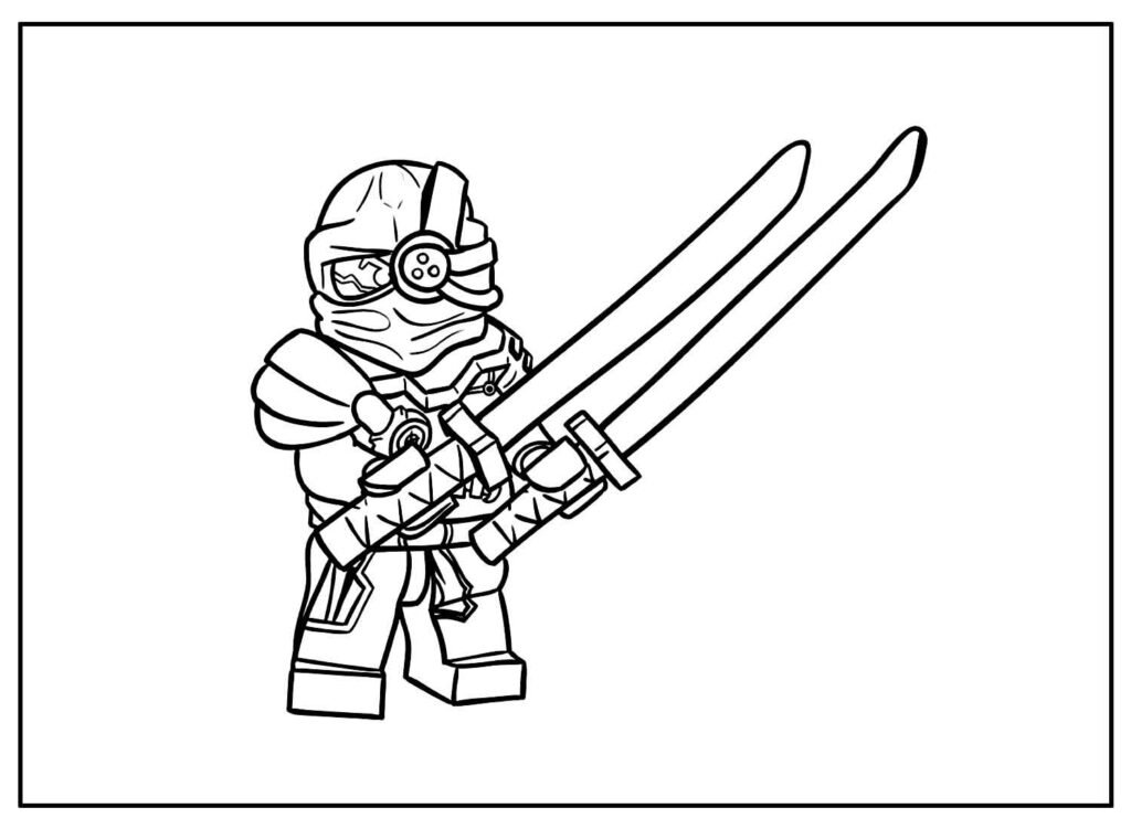 desenhos de ninja para colorir 8