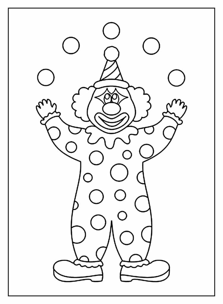 desenhos de palhaco para colorir 12