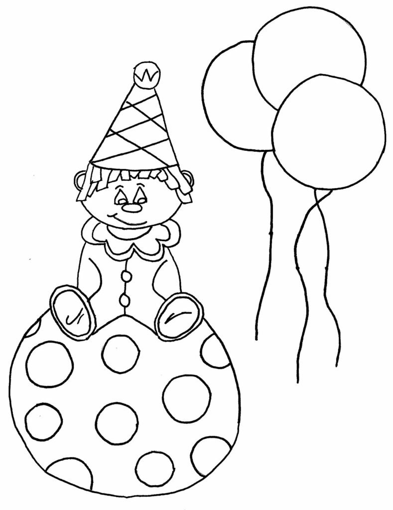 desenhos de palhaco para colorir 20