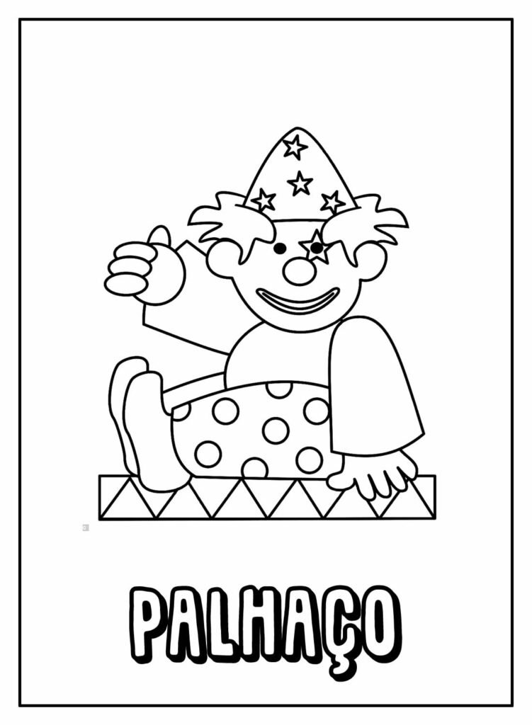 desenhos de palhaco para colorir 7 1