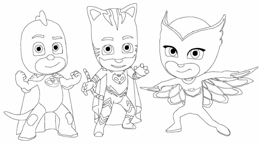 desenhos de pj masks para colorir 13