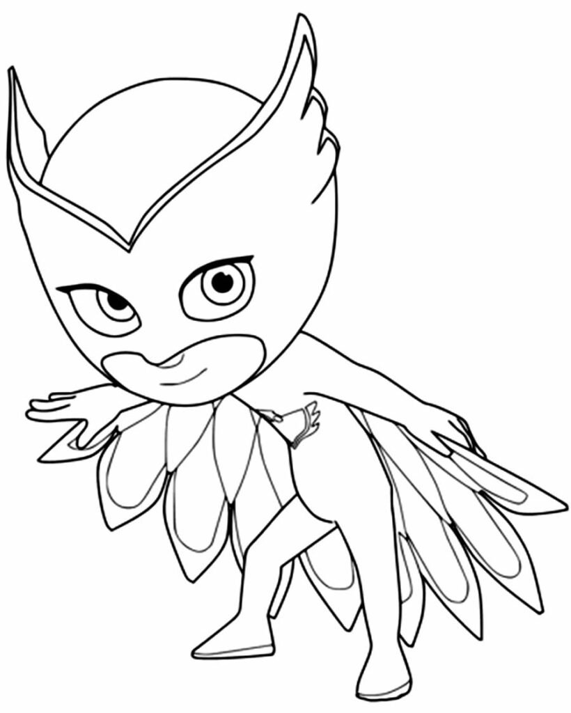 desenhos de pj masks para colorir 2