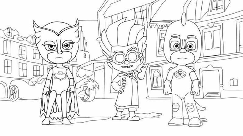 desenhos de pj masks para colorir 8