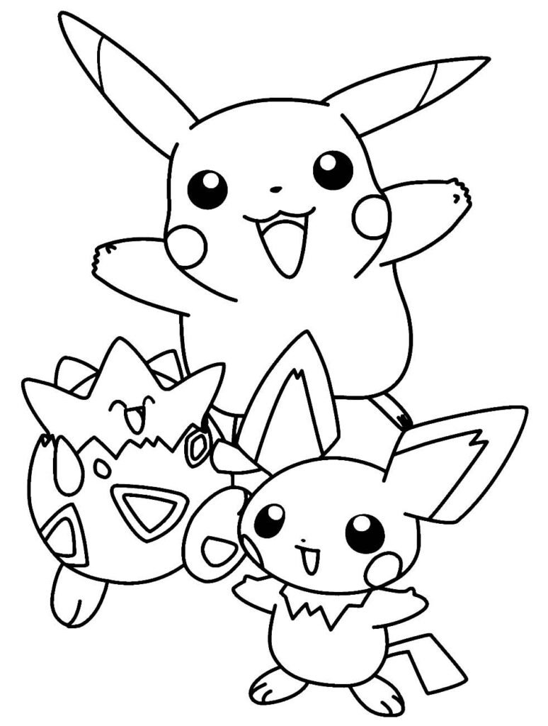 desenhos de pokemon para colorir 2