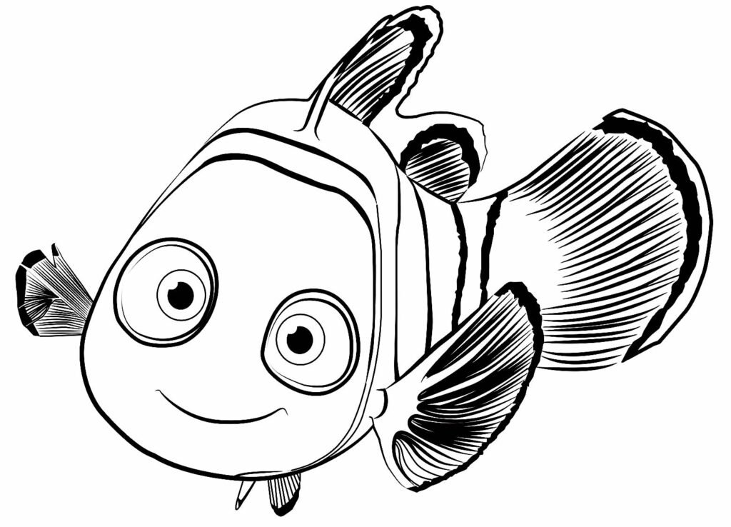 desenhos de procurando nemo para colorir 1