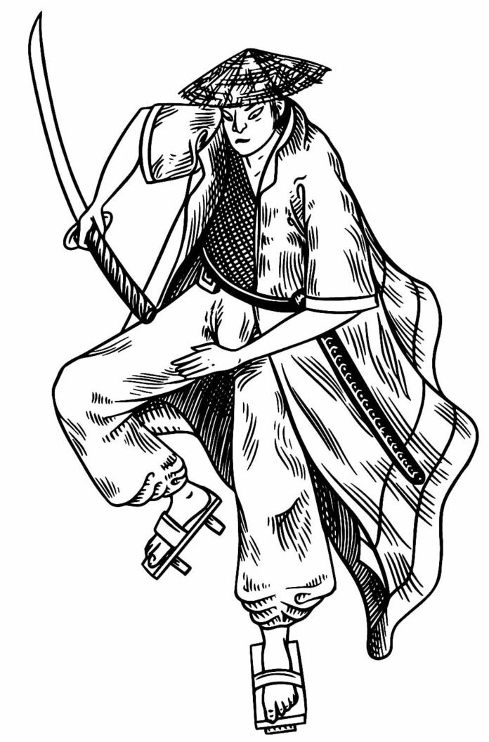 Desenhos De Samurai Para Colorir E Imprimir 7723