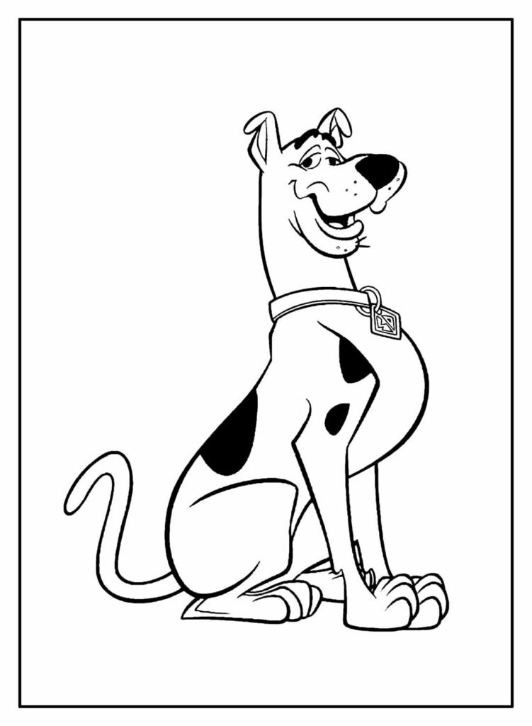 desenhos de scooby doo para colorir 13