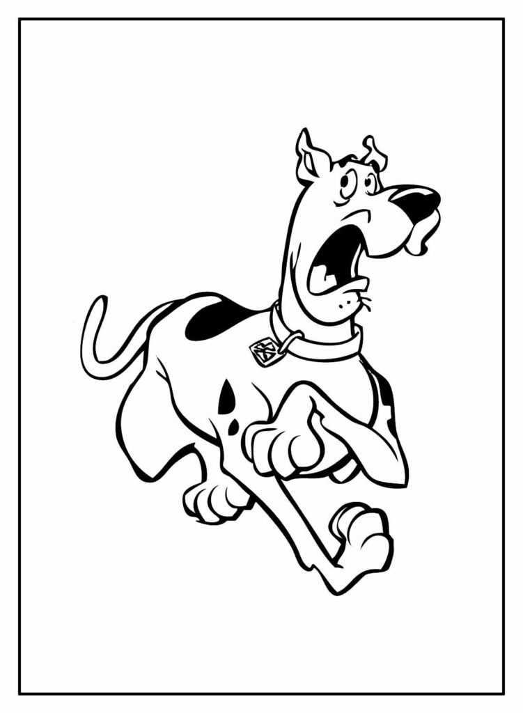 desenhos de scooby doo para colorir 2