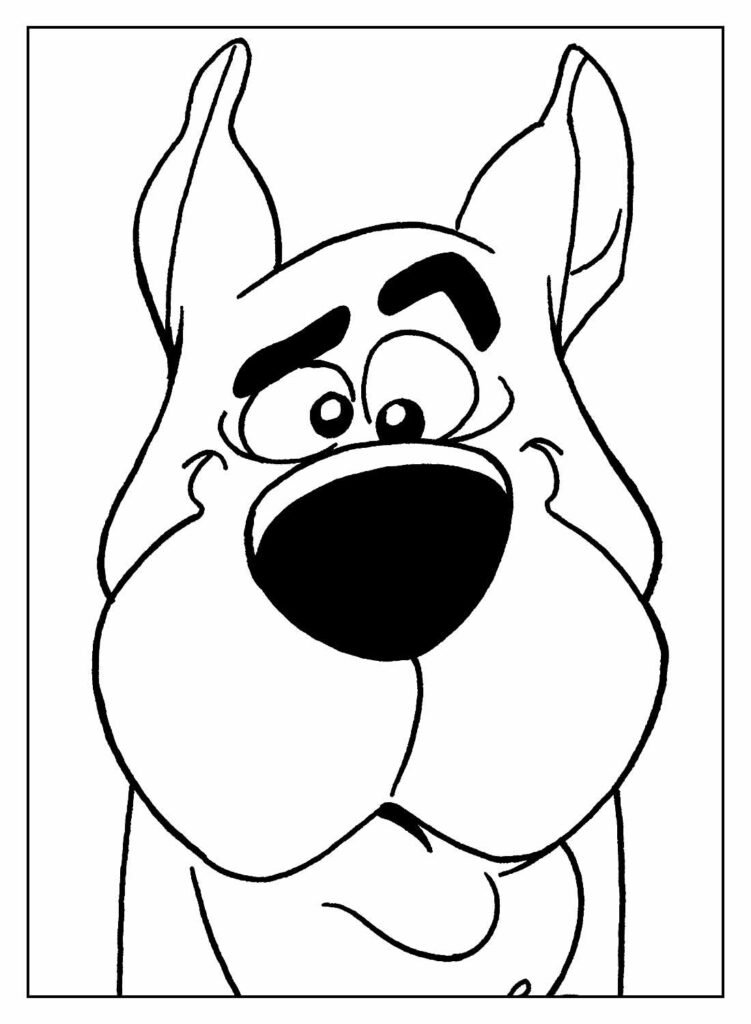 desenhos de scooby doo para colorir 20