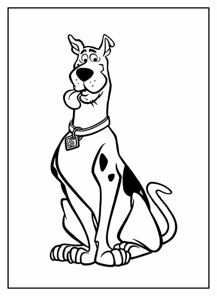 desenhos de scooby doo para colorir 3