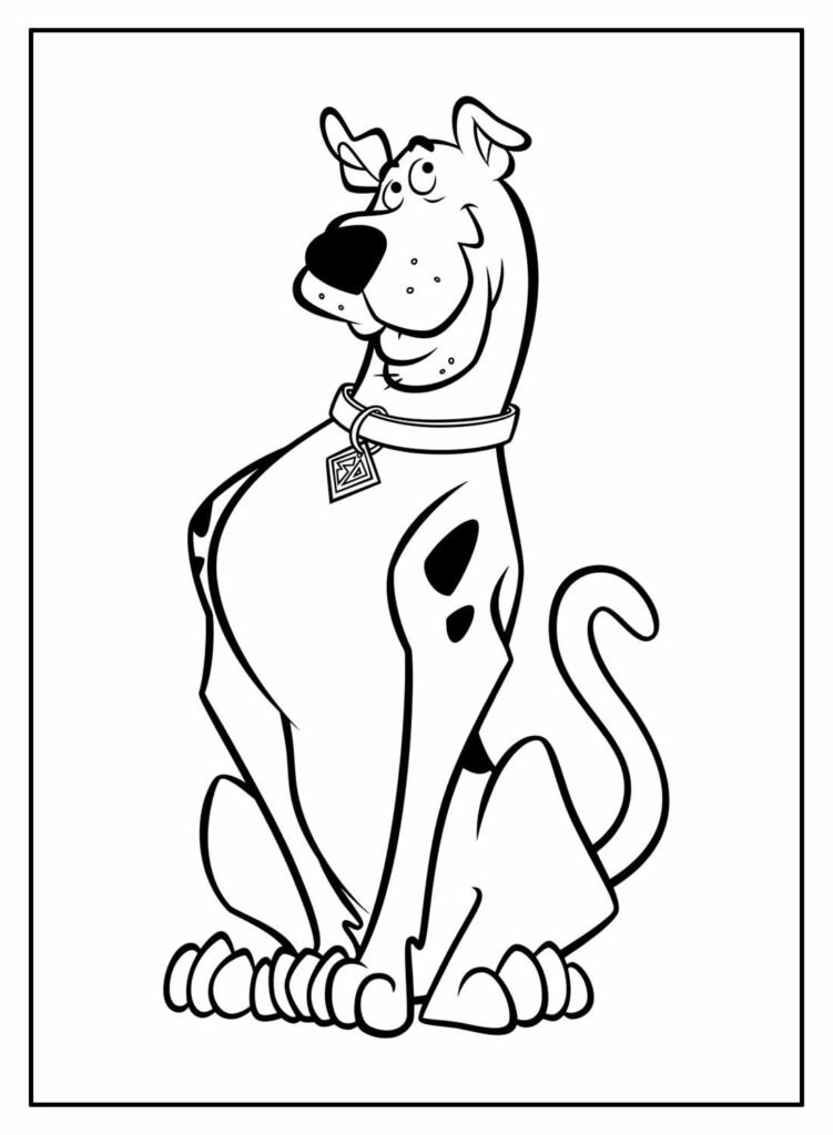 desenhos de scooby doo para colorir 8