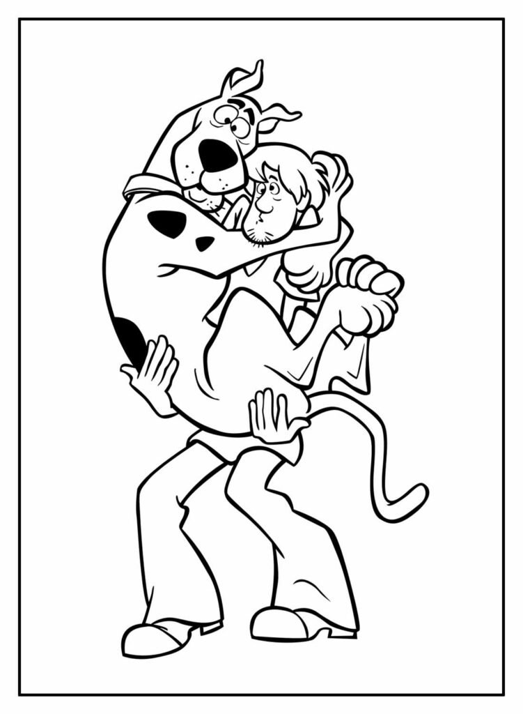 desenhos de scooby doo para colorir 9